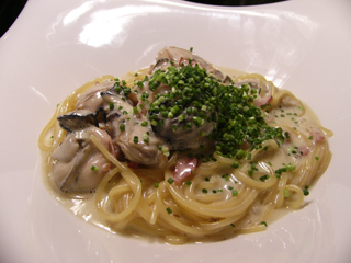 2010.1.6牡蠣クリームパスタ.JPG